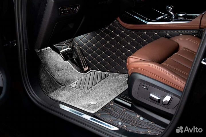 3D Коврики Infiniti QX70 Салон Багажник Экокожа