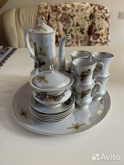 Сервиз кофейный фарфор
