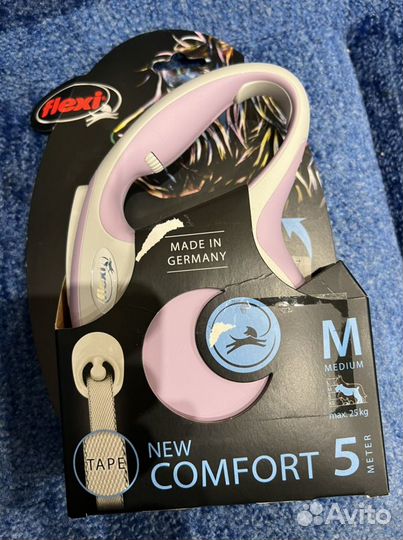 Ленточный поводок-рулетка flexi NEW line comfort