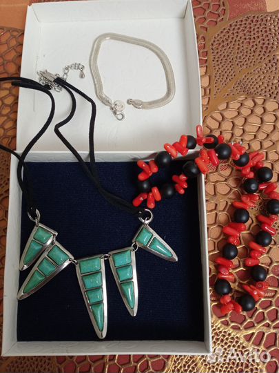 Колье, бусы, браслет