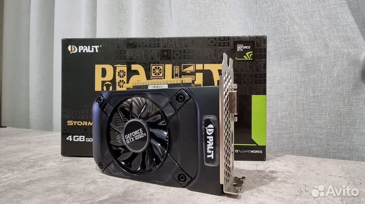 Видеокарта Palit GeForce GTX 1050 Ti StormX 4G