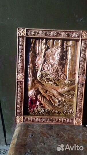 Панно из серии Славянские боги. Леший