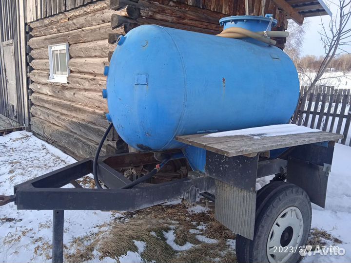 Прицеп с бочкой