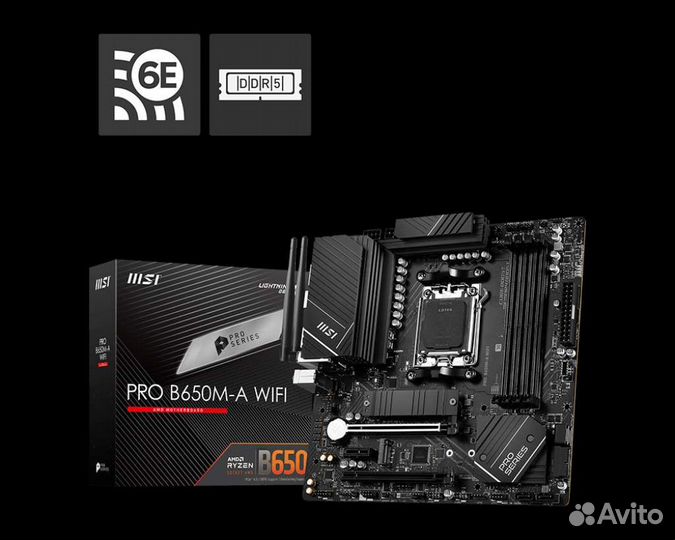 Новая Msi Pro B650M A WiFi на Гарантии