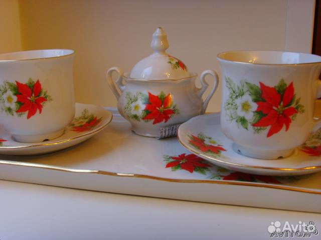 Чайный сервиз. Фарфор. Чехия. Новый