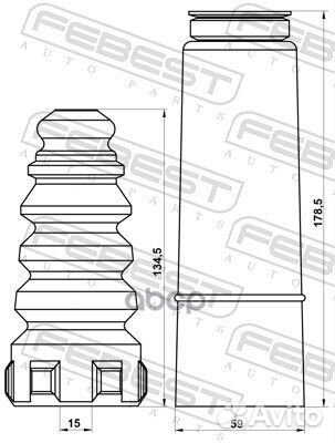Комплект пылезащитный задний volkswagen passat