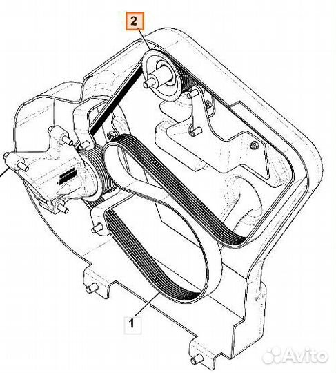 Ролик опорный JCB 320/08564, 320/08923