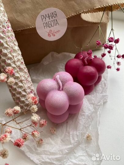 Ароматическая свеча ручной работы