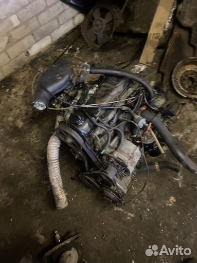 Двигатель volkswagen passat b3 1.6 моно с коробкой
