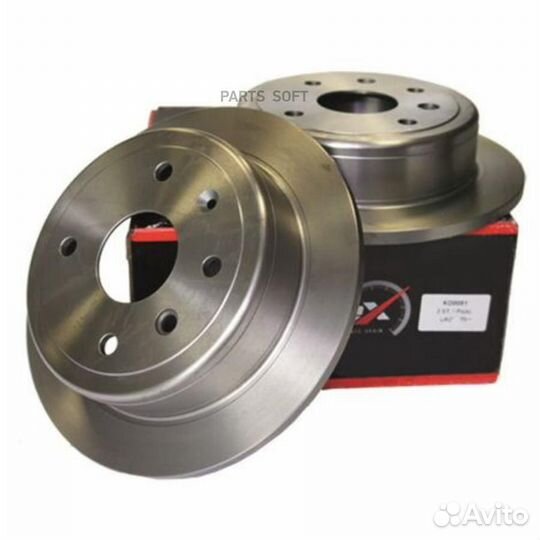 Kortex KD0081 Диск торм. chevrolet lacetti зад.(d2