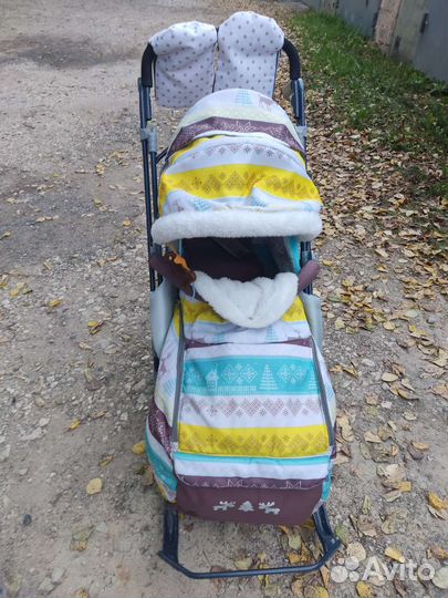Санки коляска ника 7 3