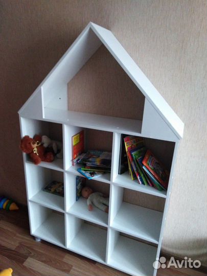 Домик кукольный, (стеллаж)