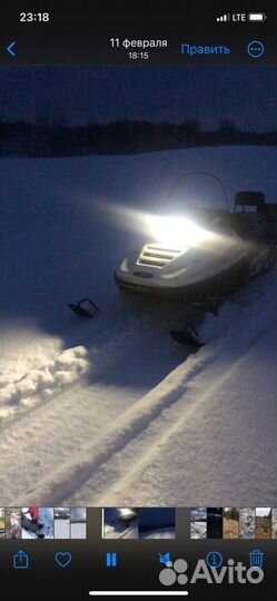 Продам снегоход рысь 500+