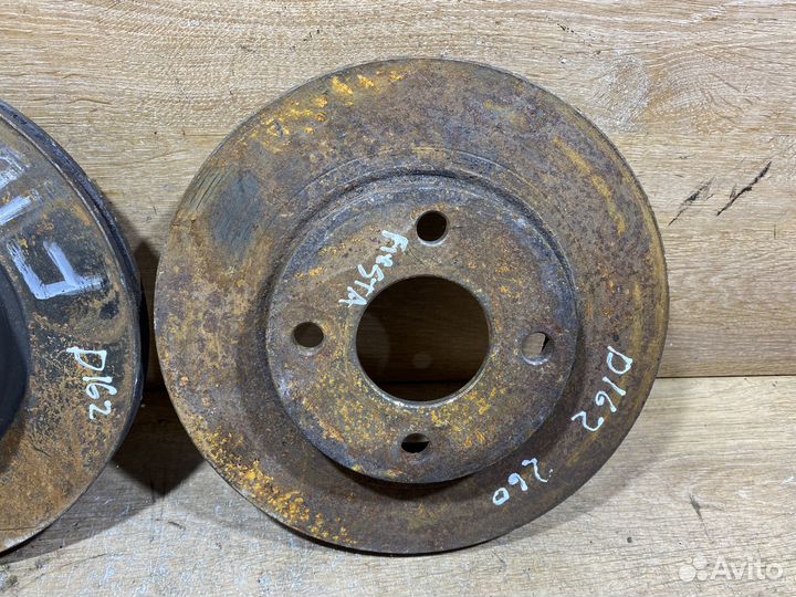 Комплект передних тормозных дисков Fusion D162