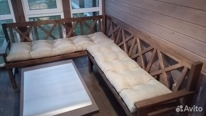 Подушки для садовой мебели, качелей, банкетки