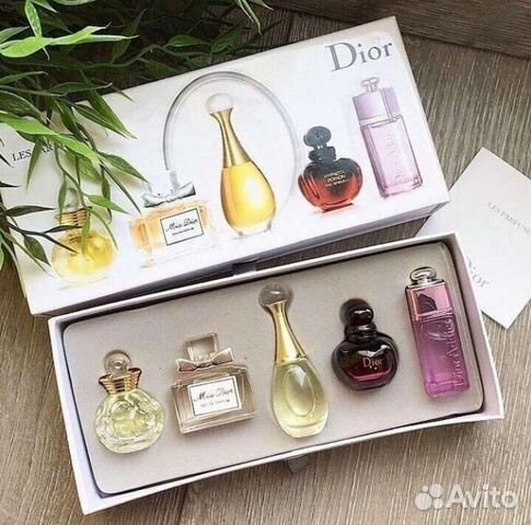 Набор духов Dior 5в1 миниатюр