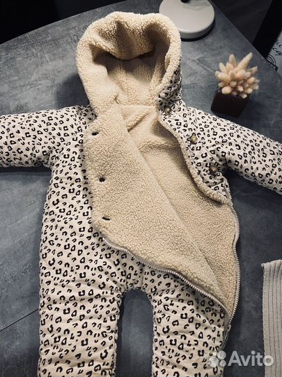 Комбинезон демисезонный 74 80 для девочки