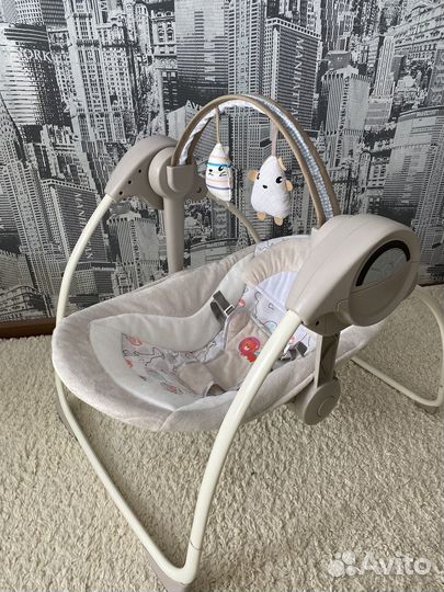 Детские электронные качели для новорожденных