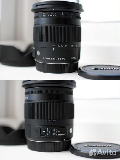 Обьектив Sigma DC 17–70 mm f/2,8–4 Macro OS HSM