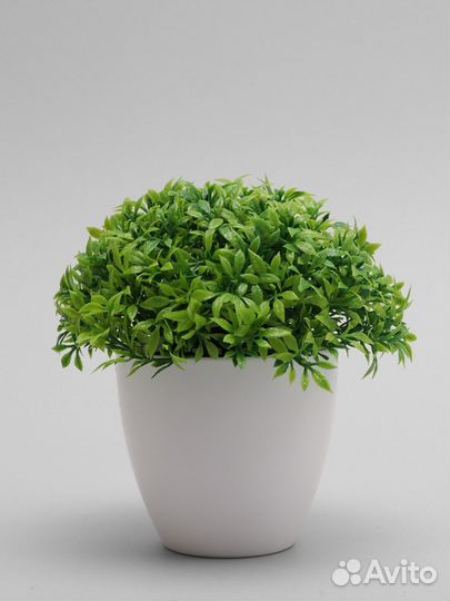 Искуственные цветы в горшке, растения для декора