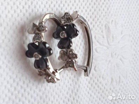 Серьги женские серебро 925