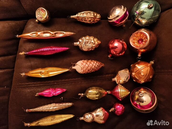 Елочные игрушки СССР одним лотом