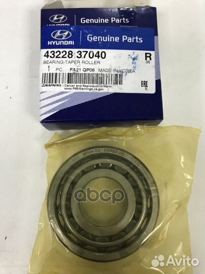 Подшипник кп 4322837040 Hyundai-KIA