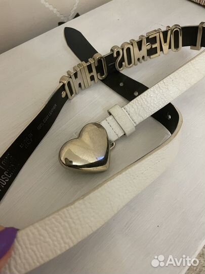 Ремень женский Love Moschino, Tods оригинал