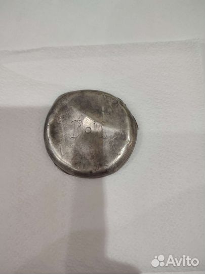 Крышка от карманных часов серебро
