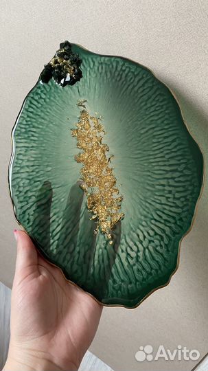 Сырная тарелка из эпоксидной смолы