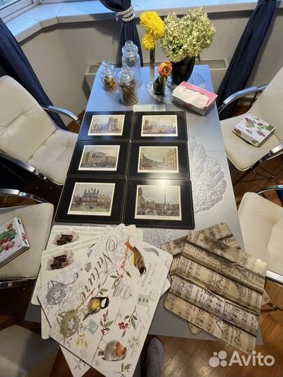 Подставки под тарелки на пробковой основе