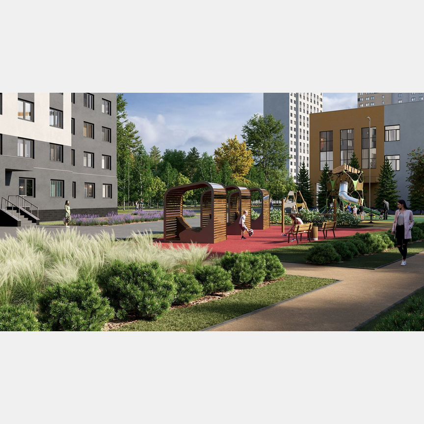 2-к. квартира, 53,8 м², 10/24 эт.