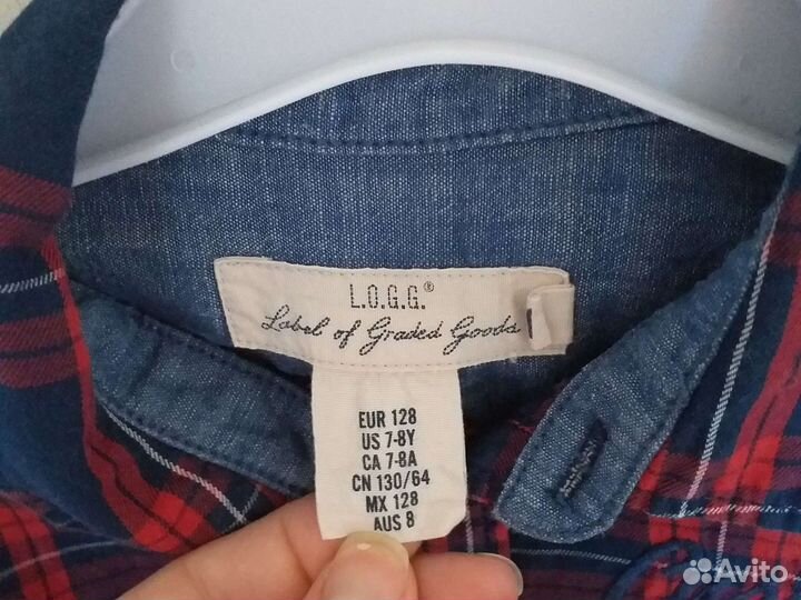 Рубашка для мальчика 128