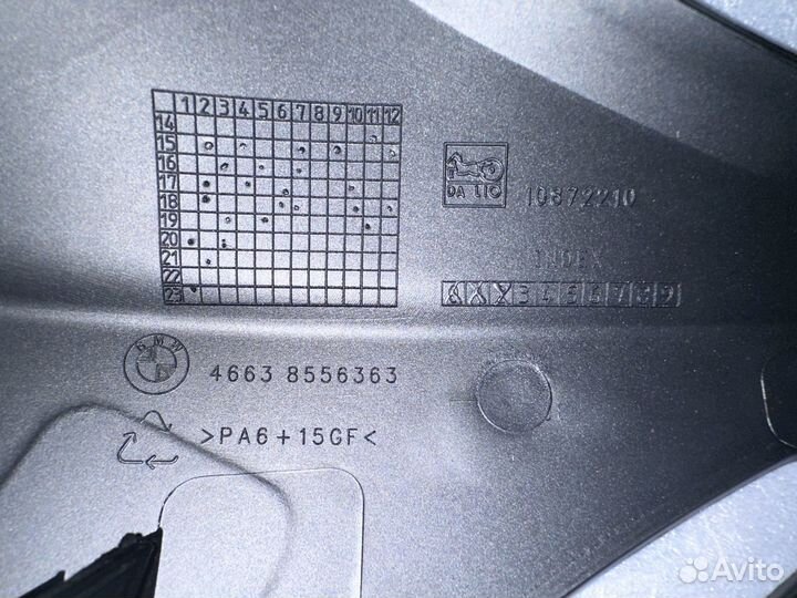 Крышка наконечника глушителя-46638556363 BMW