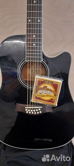 Акустическая гитара 12 струнная