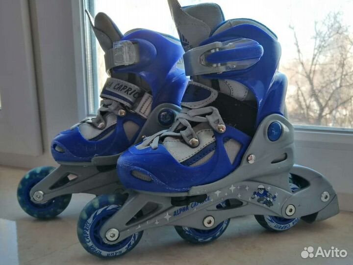 Роликовые коньки детские раздвижные