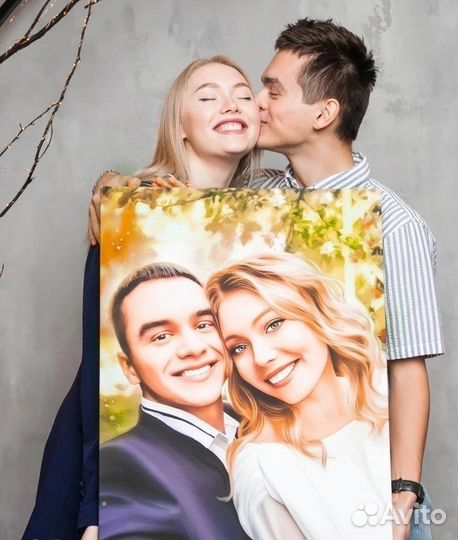 Портрет на холсте по фото Ульяновск