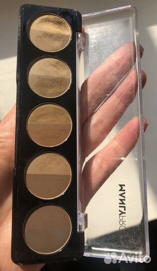 Палитра теней для бровей