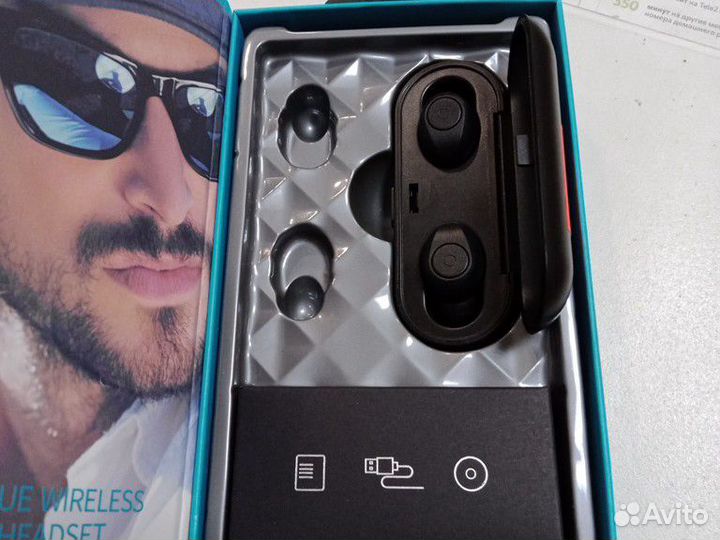 Беспроводные наушники W-5 Black