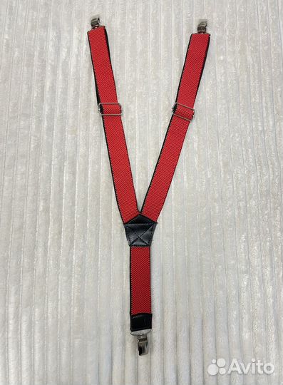Подтяжки детские красные новые
