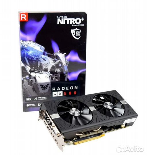 Видеокарта rx580 8gb sapphire nitro plus