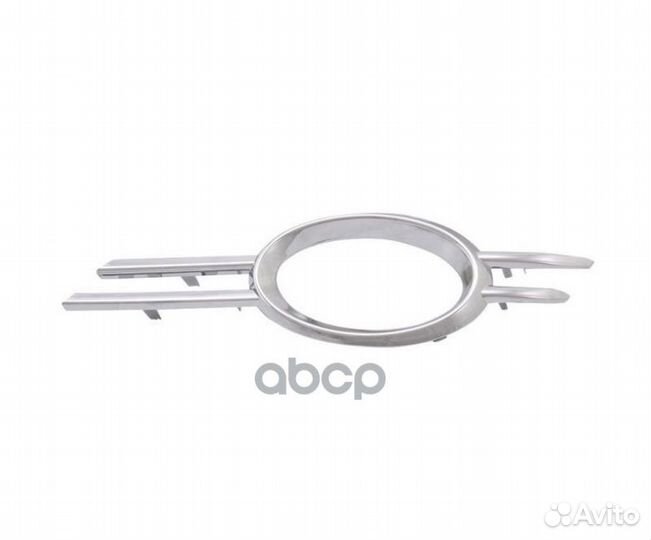 Молдинг на решетку В бампер пер.лев.хром. 2006