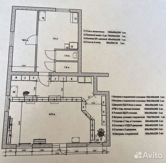 Торговое оборудование (аптечная мебель)