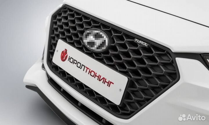 Бампер передний Юрол quant romb на Хендай