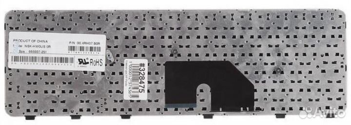 Клавиатура HP Pavilion dv6-6053er черная OEM