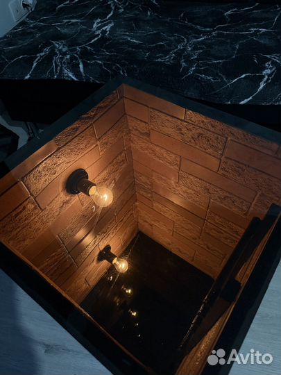 Журнальный столик с 3Д эффектом