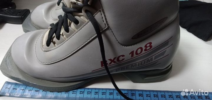 Лыжные ботинки.б.у