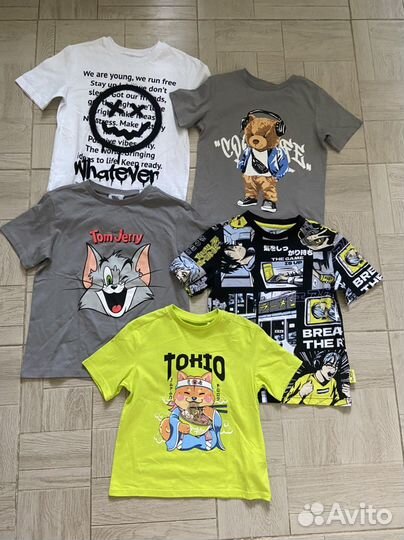 Футболка, рубашка, бомбер, носочки