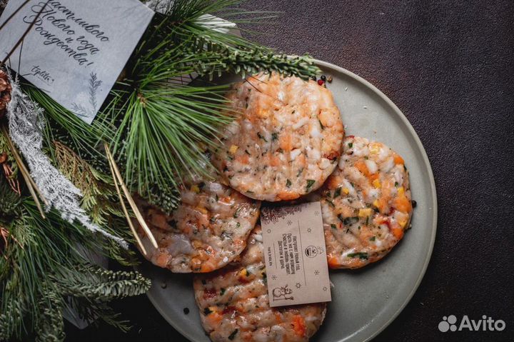 Котлета из палтуса и форели