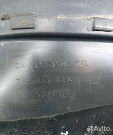 Защита арок передняя левая (подкрылок) BMW X3 G01 0